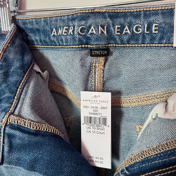 NWT AE Stretch Mom Straight Jean - Picture 10 of 11